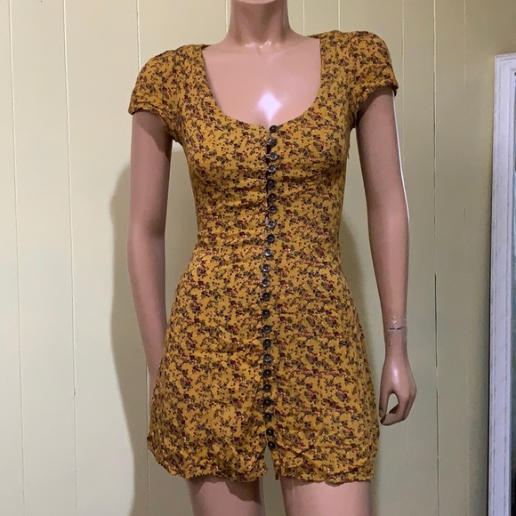Button-up mini sun dress - Picture 1 of 2